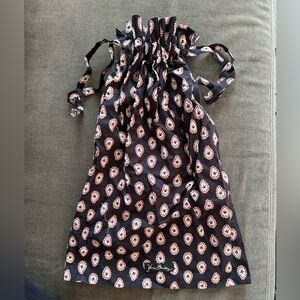 Vera Bradley Black Drawstring Dust Bag